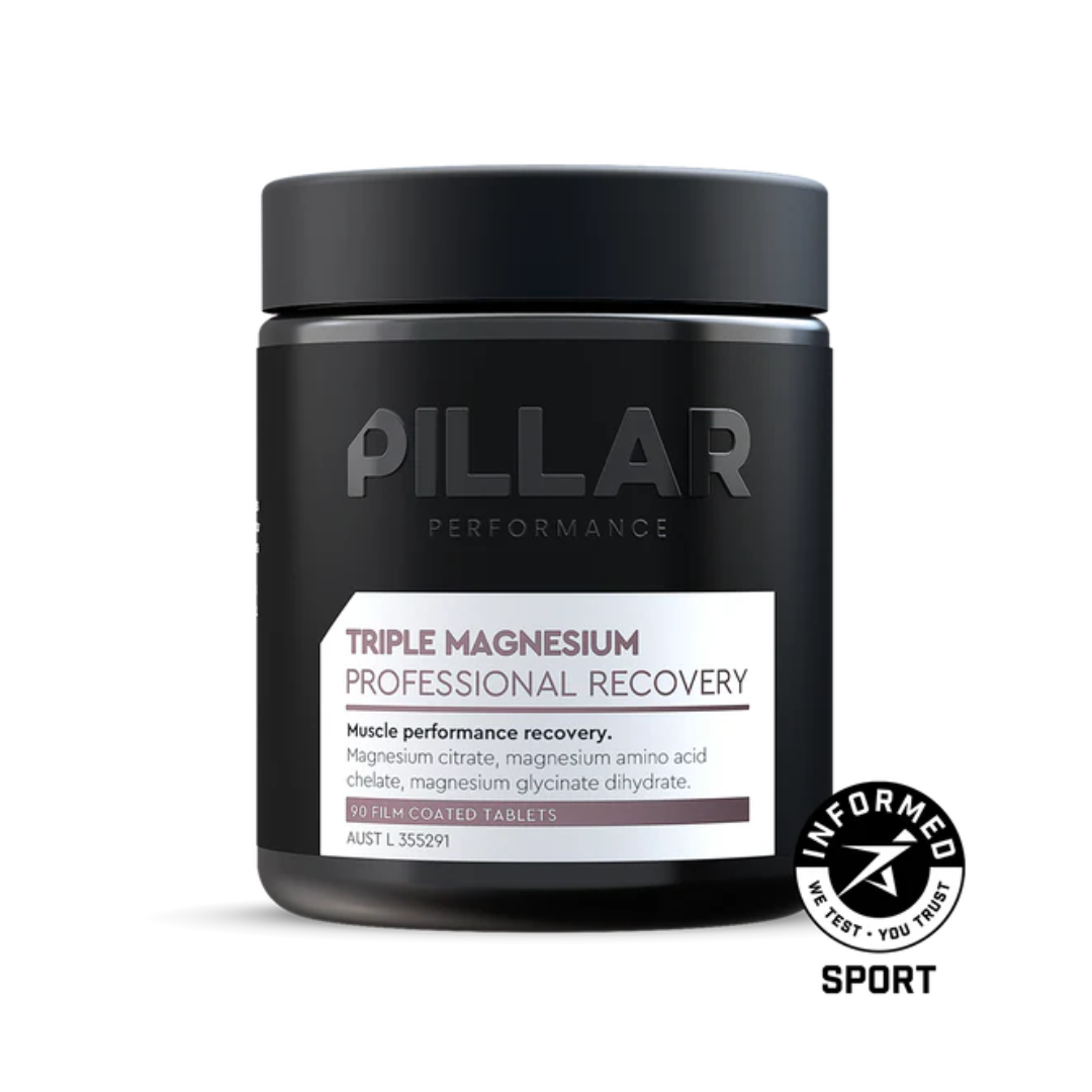 Pillar Performance Triple Magnesium Tablets (90 Caps) - Frontrunner Colombo