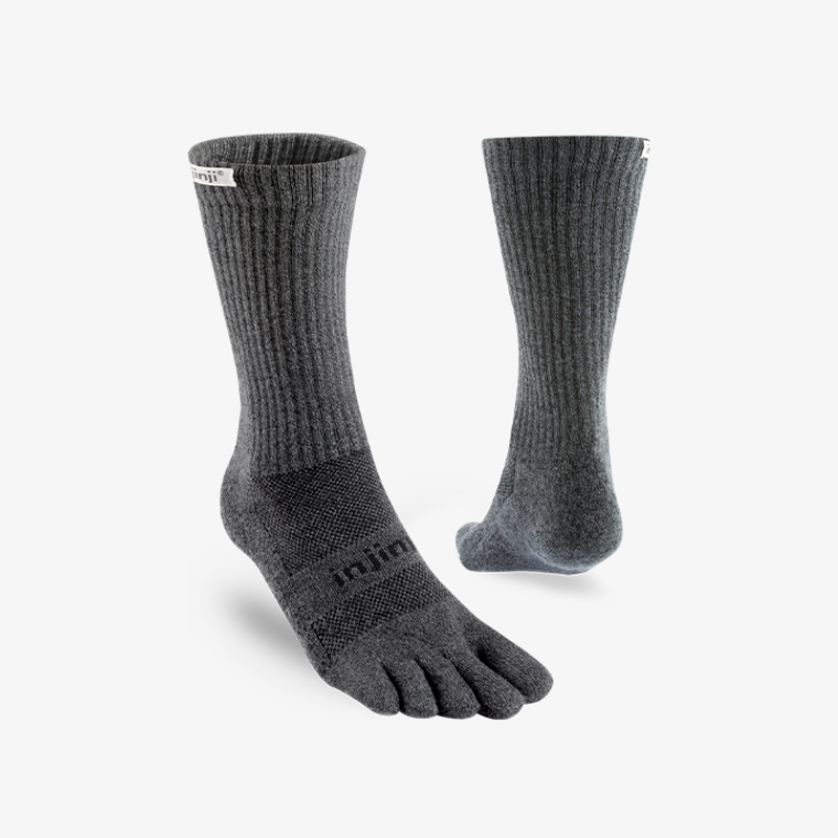 Injinji Trail Midweight Crew - Granite - Frontrunner Colombo