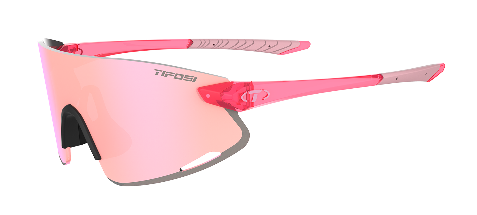 Tifosi Vogel XC Crystal Pink with Pink Mirror lens