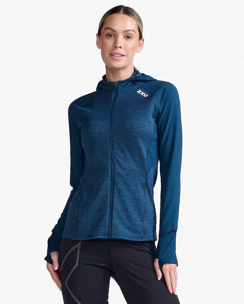 2XU Ignition Shield Hooded Mid Layer Womens - Frontrunner Colombo