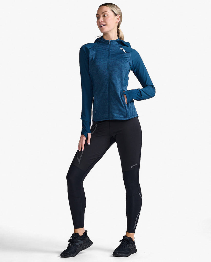 2XU Ignition Shield Hooded Mid Layer Womens - Frontrunner Colombo