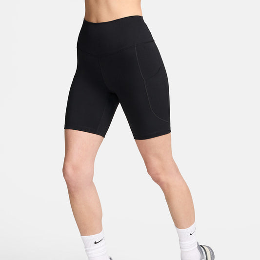 Nike Dri-Fit One 8inch Pocket Short Womens - Black - Frontrunner Colombo