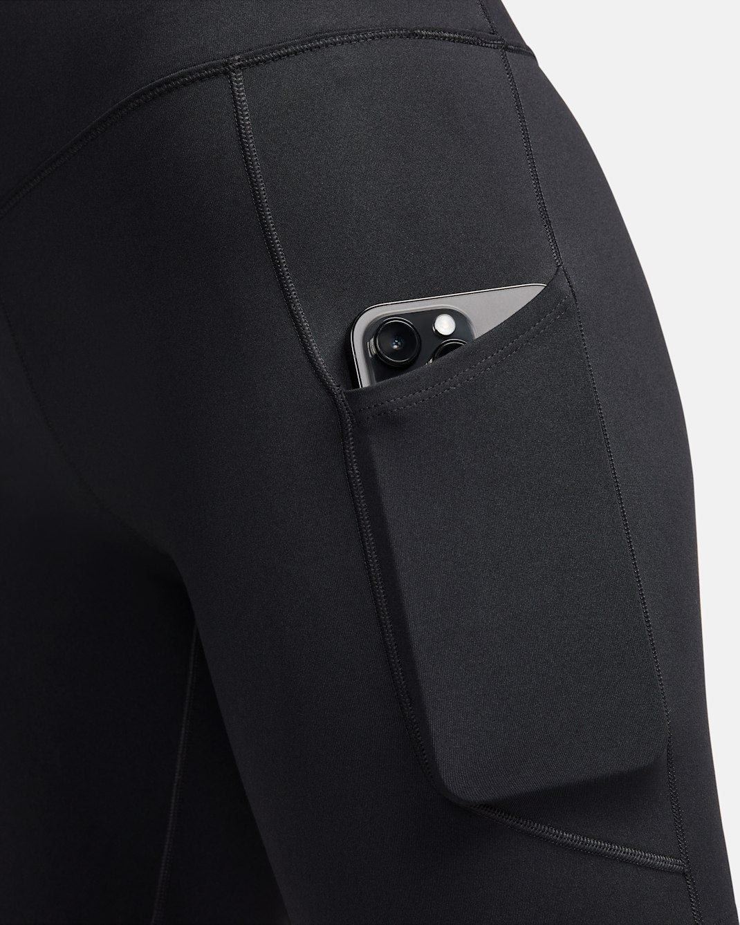 Nike Dri-Fit One 8inch Pocket Short Womens - Black - Frontrunner Colombo
