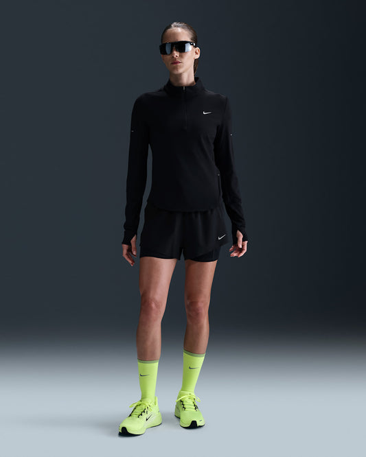 Nike Swift Dri-Fit UV 1/4 Zip Top Womens Blacks - Frontrunner Colombo