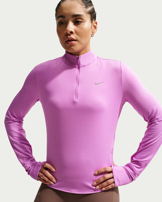 Nike Swift DriFit Half Zip Top Womens Light Magenta - Frontrunner Colombo