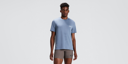 Bandit Men's Micromesh Run Tee / Steel Horizon - Frontrunner Colombo