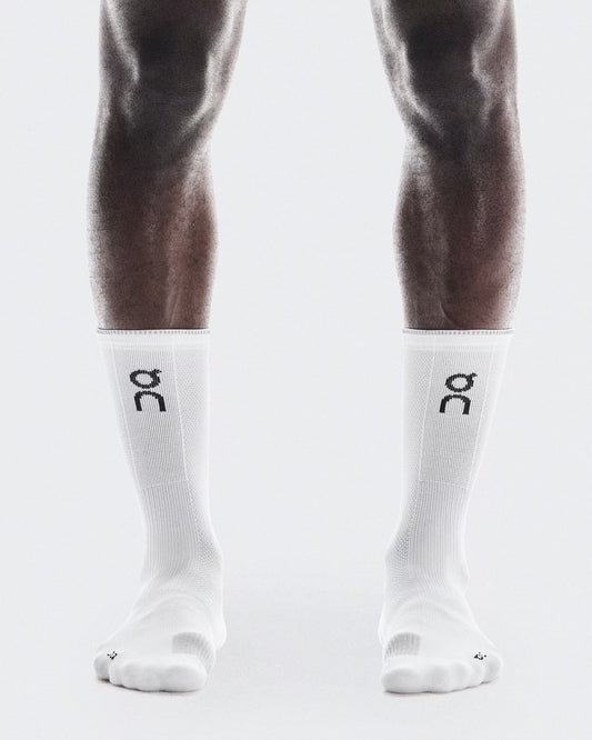 On Performance Run Sock High - White/Glacier - Frontrunner Colombo