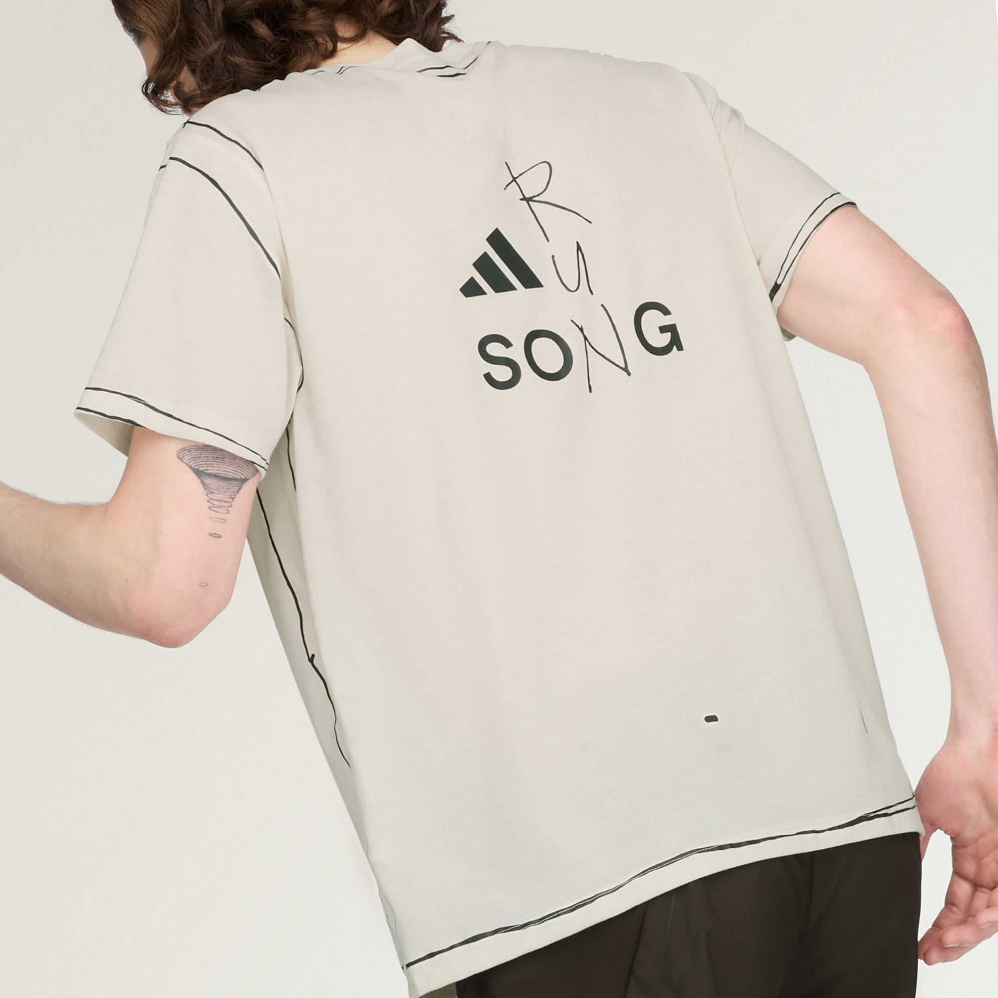 Adidas Adi365 SFTM Running UniteFit T-Shirt Halo Ivory - Frontrunner Colombo