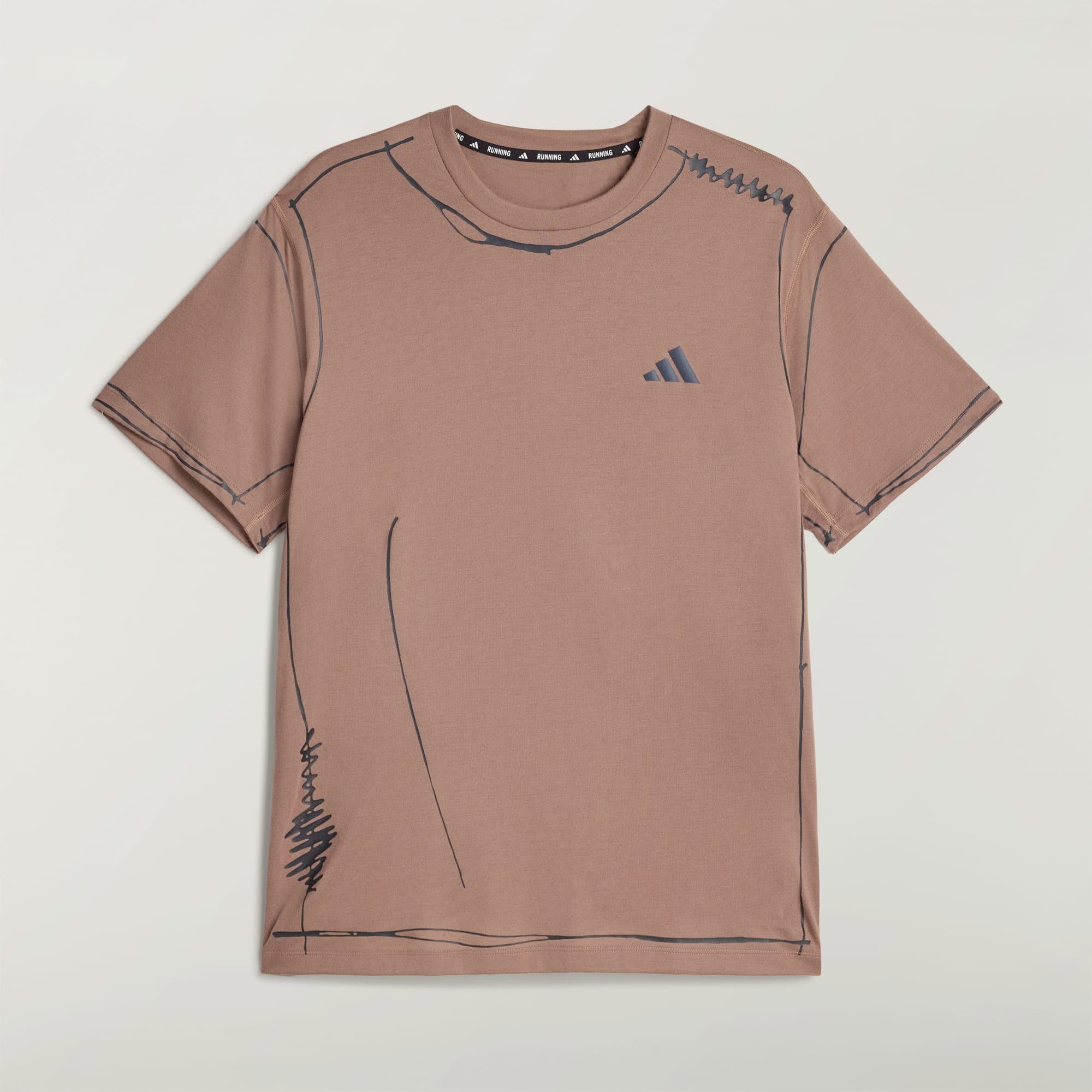Adidas Adi365 SFTM Running UniteFit T-Shirt Trace Brown - Frontrunner Colombo