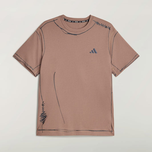 Adidas Adi365 SFTM Running UniteFit T-Shirt Trace Brown - Frontrunner Colombo