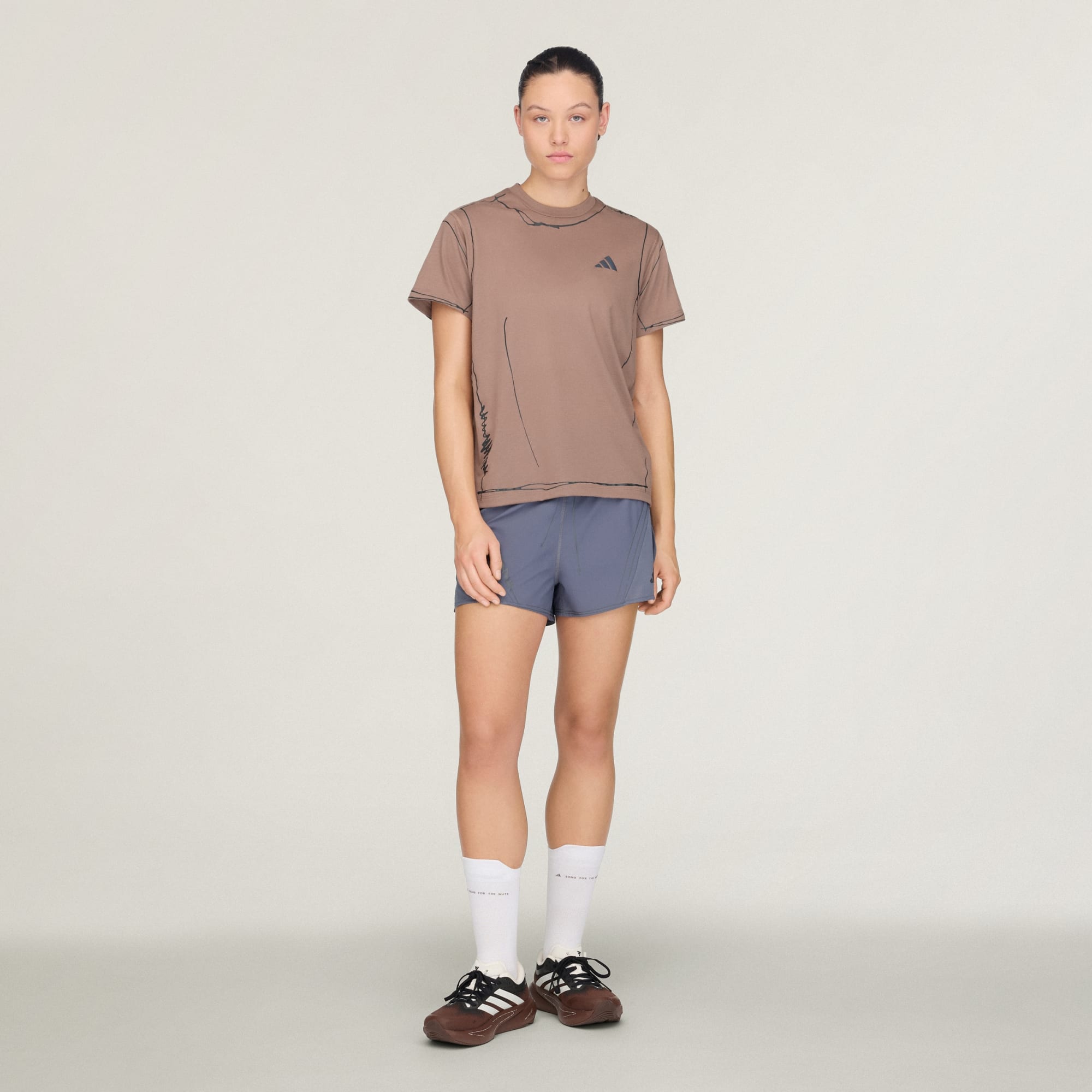 Adidas Adi365 SFTM Running UniteFit T-Shirt Trace Brown - Frontrunner Colombo