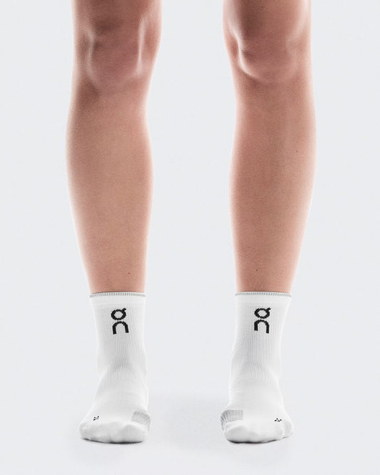On Performance Run Sock Mid - White/Glacier - Frontrunner Colombo