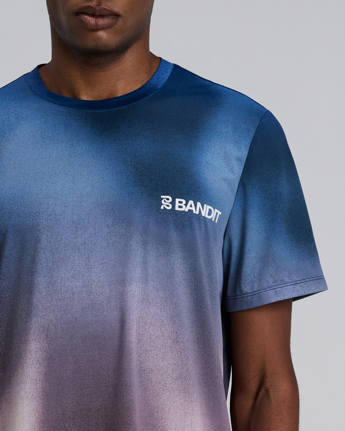 Bandit Specter Performance Tee (Mens) Flow State Aegean Multi - Frontrunner Colombo