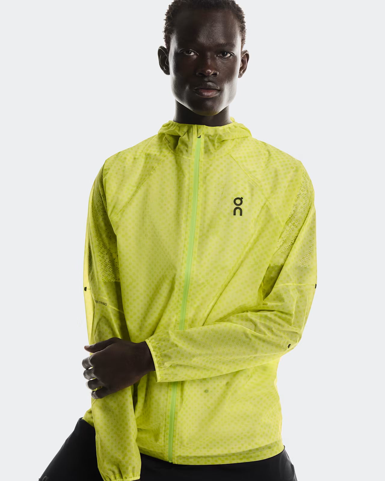 ON Ultra Jacket Mens Limelight/Lime - Frontrunner Colombo