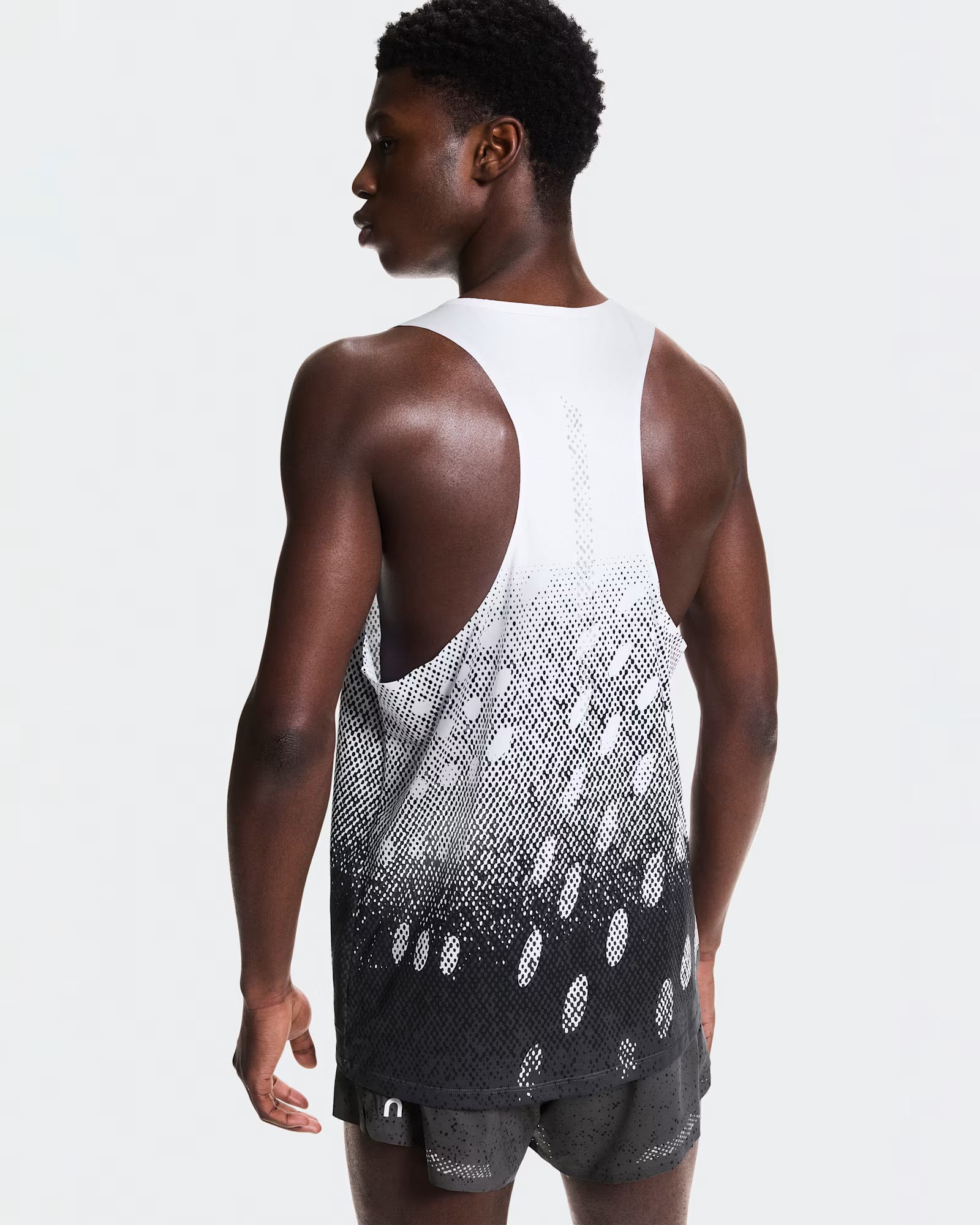 On Zero Singlet Mens White/ Iron - Frontrunner Colombo