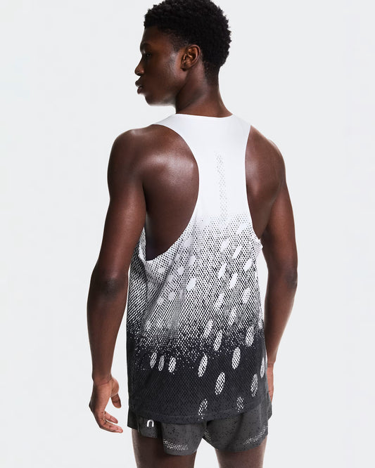 On Zero Singlet Mens White/ Iron - Frontrunner Colombo