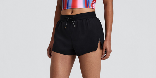 Bandit Women's RipSpeed 3 inch Split Shorts Black