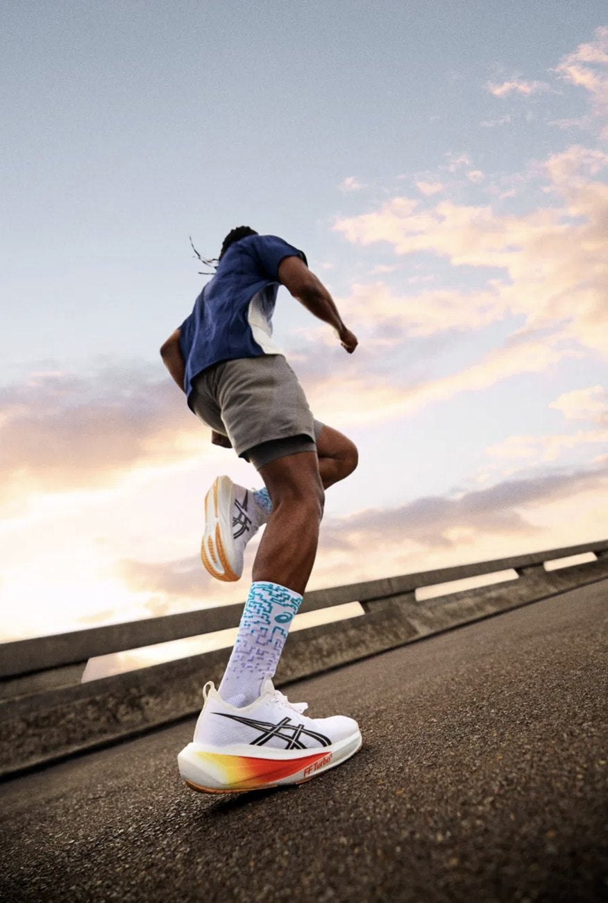 Runner mid-stride
