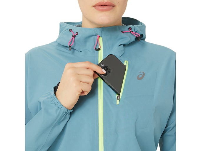 Asics Fujitrail Waterproof Jacket Womens - Frontrunner Colombo