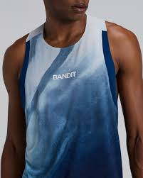 Bandit Specter™ Race Singlet (Mens) Undertow Ink/Blue Multi - Frontrunner Colombo