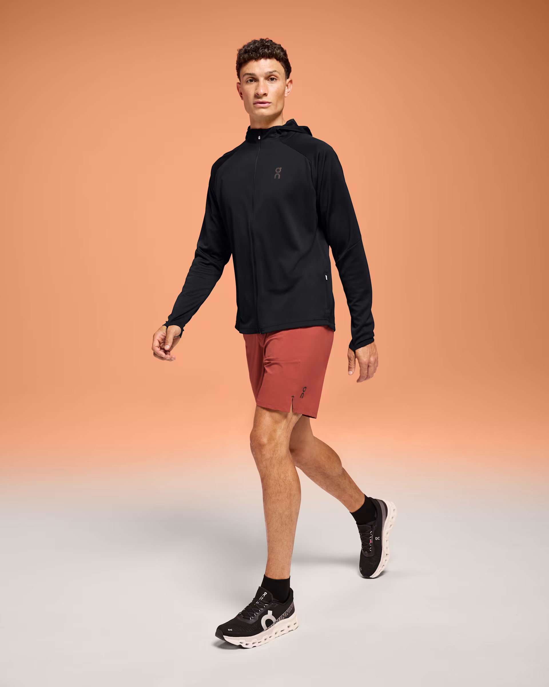 ON Running Mens Pace Hoodie Black