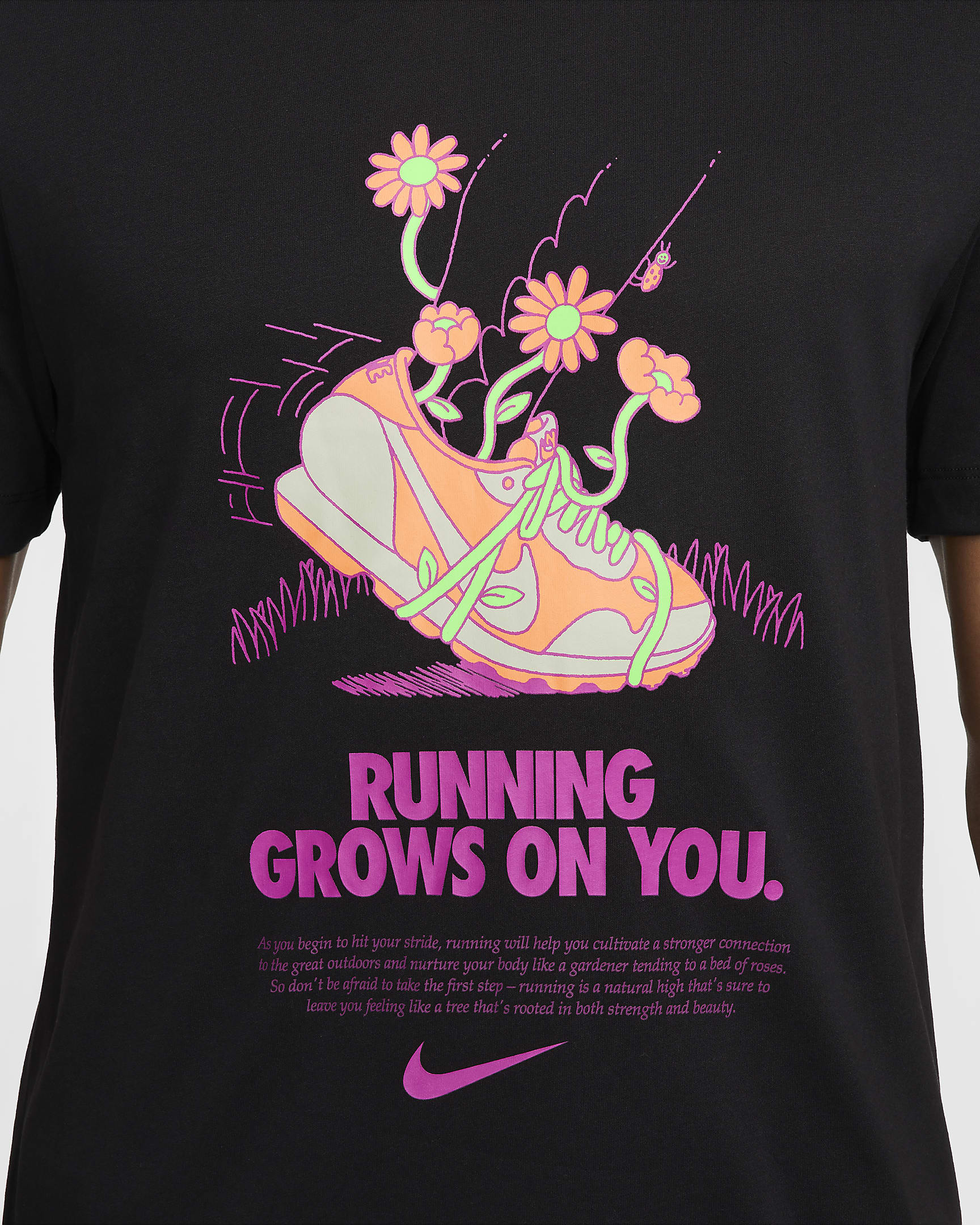 Nike Mens Dri-Fit 'Running Grows on You' Tee - Frontrunner Colombo