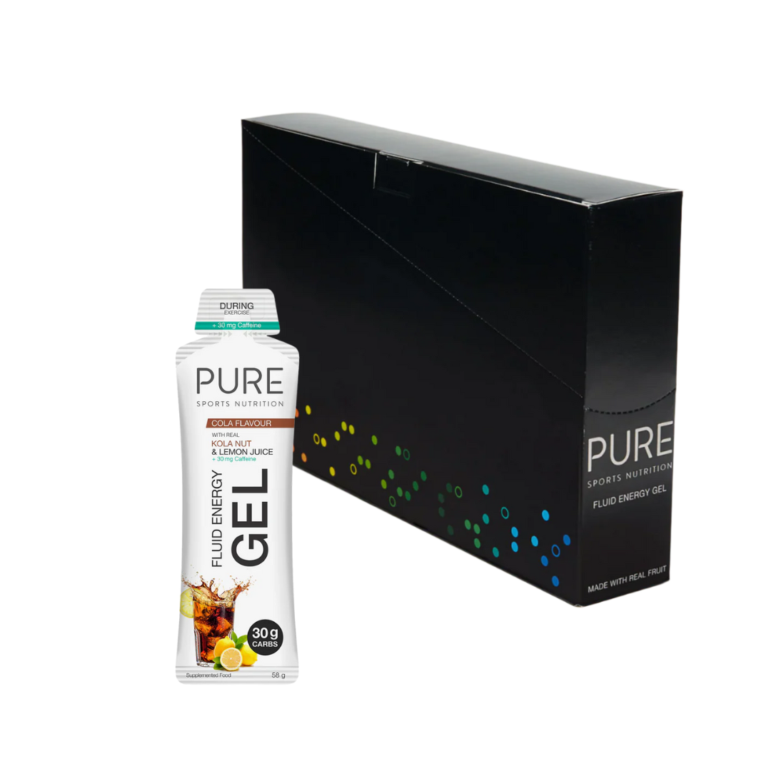 Pure Fluid Energy Gel Cola - Box of 18 - Frontrunner Colombo