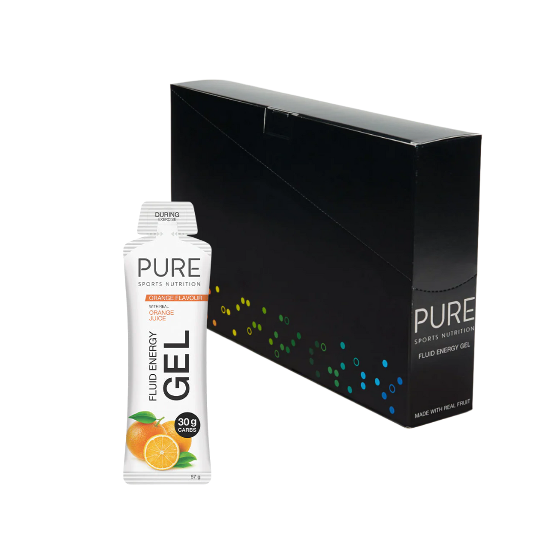 Pure Fluid Energy Gel Orange - Box of 18 - Frontrunner Colombo