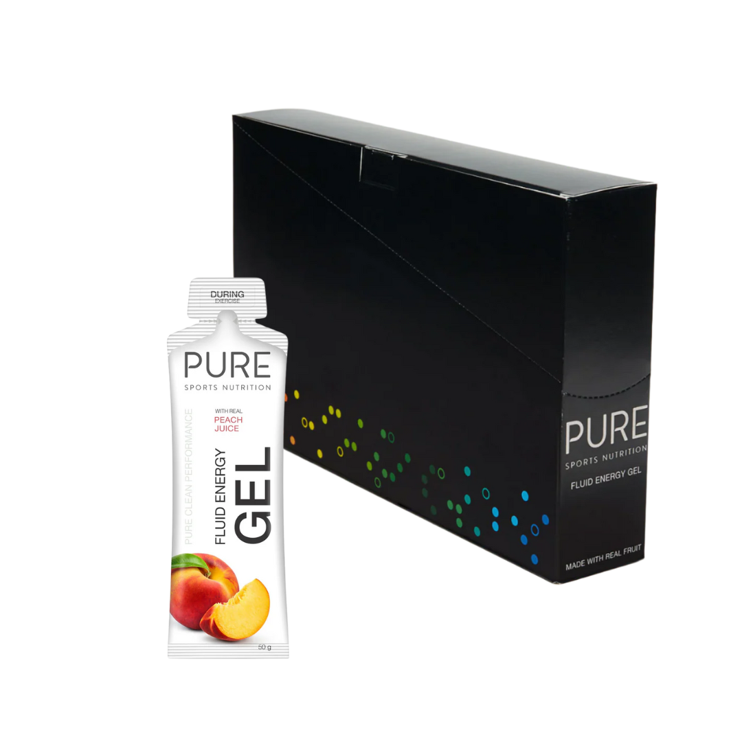 Pure Fluid Energy Gel Peach - Box of 18 - Frontrunner Colombo