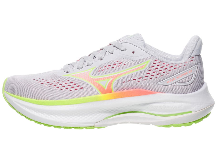 Mizuno Wave Inspire 22 (B Standard) Womens Cloudscape/Desert Flower/Lime Pulp - Frontrunner Colombo