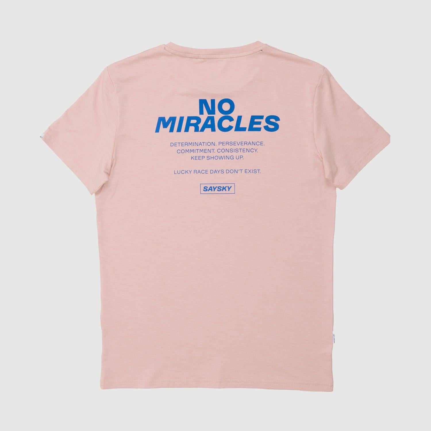 Saysky Statement Pace T-Shirt Mens Pink - Frontrunner Colombo