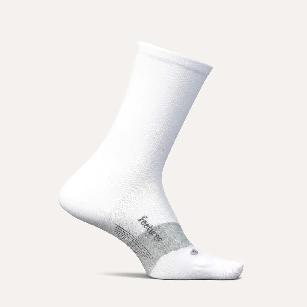 Feetures Elite Ultra Light Cushion Mini-Crew White - Frontrunner Colombo