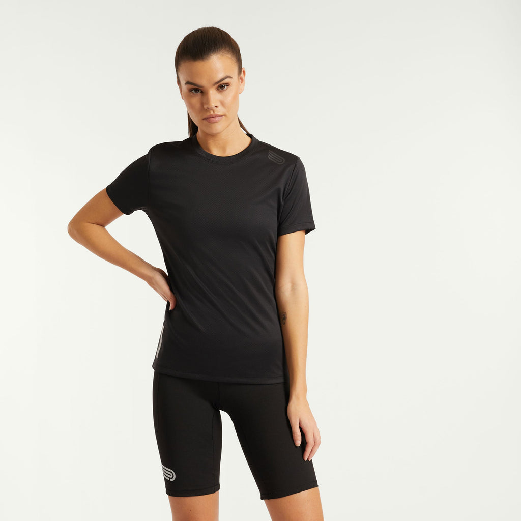 Pressio Perform S/S Top Womens - Frontrunner Colombo